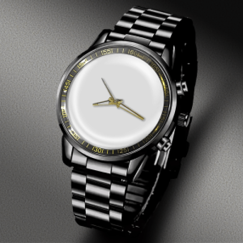 Custom printed watch