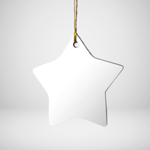 Wood star ornament Wood star ornament