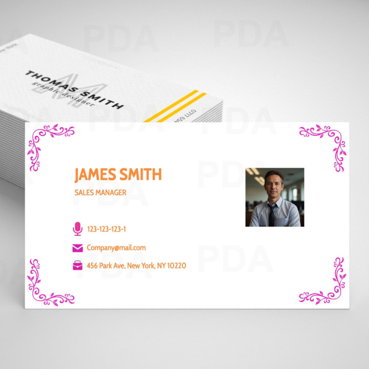 Customize business card