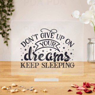 Customize acrylic photo plaque