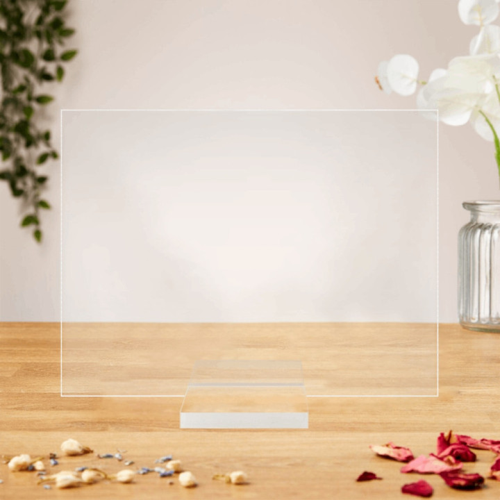 Acrylic photo plaque