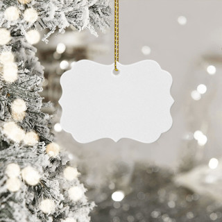 Medallion aluminium ornament