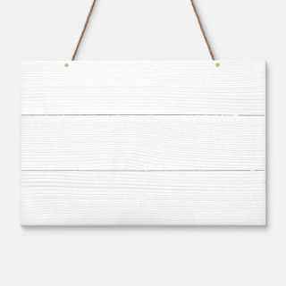 Rectangle wood sign