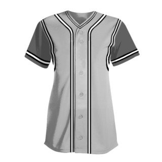 Full-Button Short Sleeve Jersey