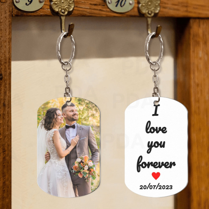 Customize aluminium keychain